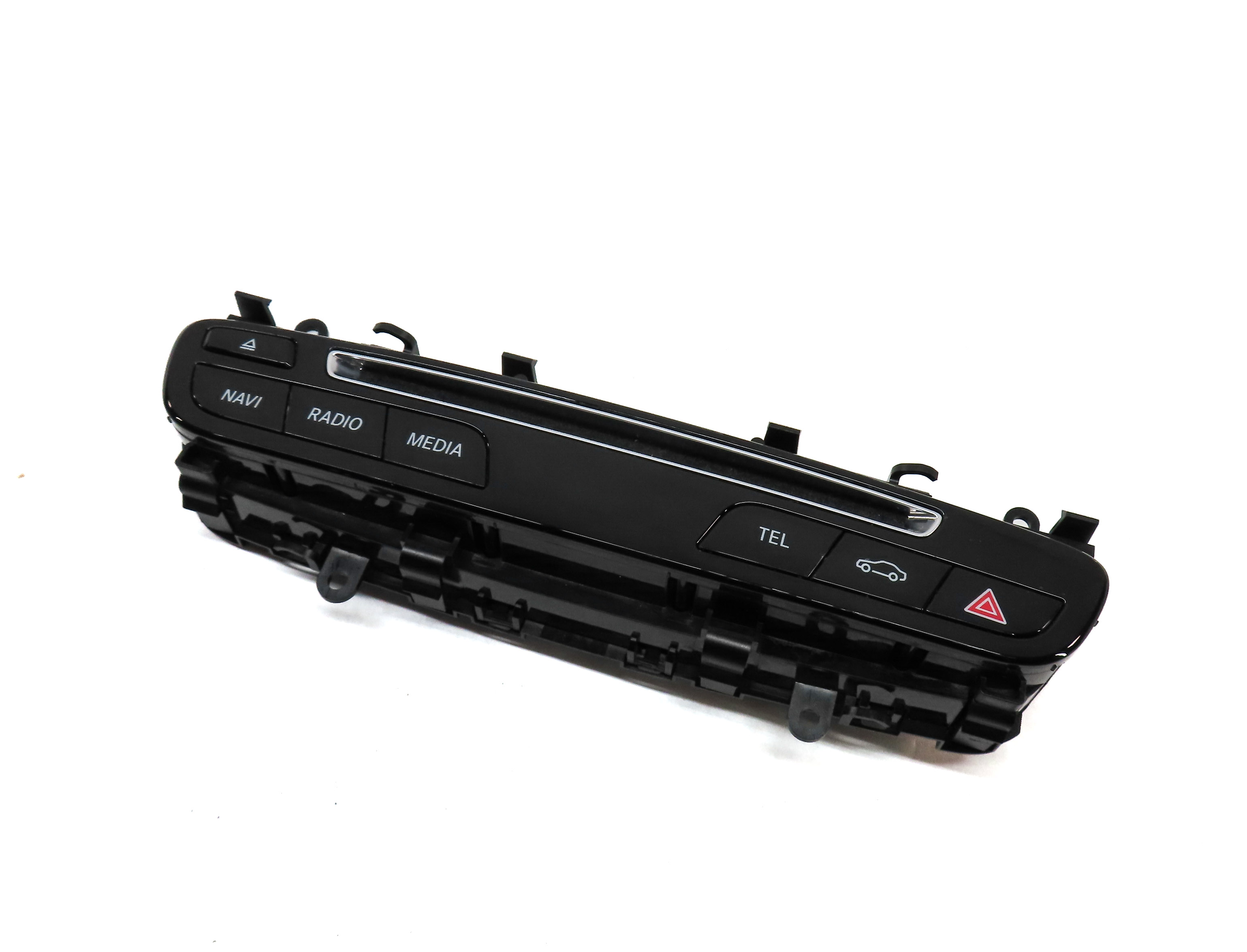 2015-2019 MERCEDES C GLC CLASS (W205 X253) RADIO STEREO MEDIA FACEPLATE w/ CLOCK — exact item pictured